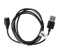 vhbw cavo di alimentazione USB compatibile con Garmin Instinct 2/2s/Solar/Tide/Tactical smartwatch tracker - Stazione di ricarica, nero, 100 cm