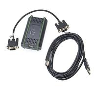 vhbw Cavo di programmazione USB PLC, MPI compatibile con Siemens Simatic S7-300 PLC, S7-400 PLC radio - Adattatore seriale Convertitore, nero