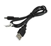 vhbw Cavo di ricarica USB compatibile con Canon Legria HF R28, HF R306, HF R206, HF R26, HF R27, HF R21 camera, videocamera, camcorder, nero