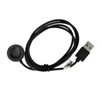 vhbw cavo di alimentazione USB compatibile con Fossil Smartwatch Gen 5 Carlyle Men smartwatch tracker - Stazione di ricarica, nero, magnetico, 100 cm