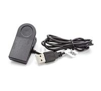 vhbw cavo di ricarica USB compatibile con Garmin Forerunner 310, 405, 405CX, 410, 910, 310XT smartwatch tracker - Stazione di ricarica, nero, 96 cm