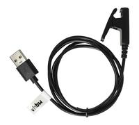 vhbw cavo di ricarica USB compatibile con Garmin Vivomove HR, Trend smartwatch tracker - Stazione di ricarica, nero, 100 cm