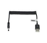 vhbw cavo di ricarica USB compatibile con Panasonic HC-V230, HC-V250, HC-V260, HC-V270, HC-V380, HC-V385GK videocamera, telecamera, camera, nero