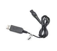 vhbw cavo di ricarica USB compatibile con Philips RQ1280, SensoTec, SensoTouch 2D, SensoTouch 3D rasoio - Cavo di rete, 100 cm, nero