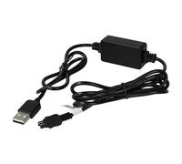 vhbw Cavo di ricarica USB compatibile con Sony HDR- HC3, HC38, HC48, EV-5, HC28, DPF-V900, DEV-3, DPF-V700 camera, videocamera, camcorder, nero