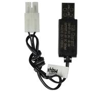 vhbw Cavo di ricarica USB per batterie RC con attacco Tamiya, battery pack per modellismo RC - 60 cm 9,6 V