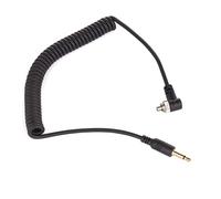 vhbw Cavo PC-Sync di sincronizzazione per flash da3.5mm per Nikon 11, 14, 140, 16 flash da studio, flash esterno