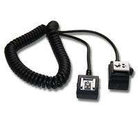 vhbw cavo TTL compatibile con Nikon Speedlight SB-80DX, SB-700, SB-400, SB-50DX, SB-800 fotocamera, flash - Cavo sincro, 150cm