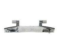 vhbw Cerniera per porta compatibile con Siemens WM12P390FF, WM14P160GB, WM14P360, WM14P36SGB, WM14P36XFF, WM14P39XFF, WM14P3X9FF lavatrice - argento