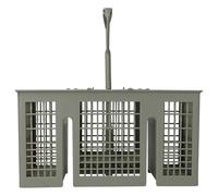 vhbw cestello per posate sostituisce Bosch/Siemens 481957 per lavastoviglie - con manico, grigio