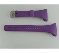 vhbw cinturino di ricambio in TPE L compatibile con Polar FT4, FT4f, FT4m, FT7, FT7m smartwatch - 11.5cm + 8.5 cm, lilla