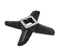 vhbw coltello a croce modello 32, foro centrale quadrato 15,1 x 15,1mm, in ghisa per es. compatibile con ADE, Caso, Fama, KBS, Porkert tritacarne