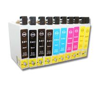 vhbw confezione da 10 cartucce compatibile con Epson Stylus D68 D88 D88 plus stampante.
