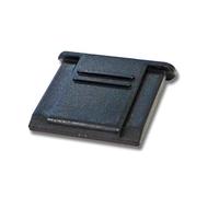 vhbw copri slitta flash compatibile con Nikon D100, D2, D200, D3, D300, D300s, D3100, D3200 fotocamera, reflex digitale SLR, nero, plastica