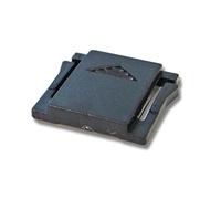 vhbw copri slitta flash compatibile con Olympus E-30, E-300, E-330, E-1, E-3, E-10, E-20 fotocamera, reflex digitale SLR nero, plastica