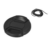 vhbw copriobiettivo 62 mm compatibile con Samyang 50 mm F1,2 fotocamera - plastica nero, presa interna