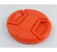 vhbw copriobiettivo compatibile con Ricoh fotocamera - plastica, rosso, 58mm
