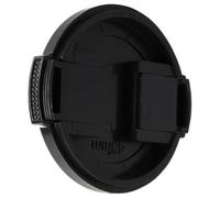 vhbw copriobiettivo universale 43 mm per fotocamera - plastica nero, con maniglia laterale