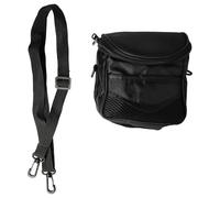 vhbw custodia compatibile con Canon PowerShot G1X, G1X Mark II, G3x, G9X, G15, G5x macchina fotografica - nero, incl. tracolla, 130 x 130 x 90 mm