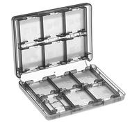 vhbw Custodia Compatibile con Nintendo DS Lite Giochi per Console, schede di Memoria - Nero/Trasparente