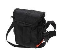 vhbw Custodia universale nera-rossa compatibile con fotocamera, fotocamera digitale, fotocamera bridge, videocamera.