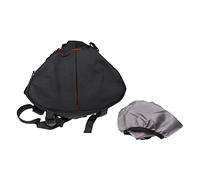 vhbw Custodia universale 1641 nera-rossa per fotocamera Olympus Pen E-PL6, E-PL7, E-PM1