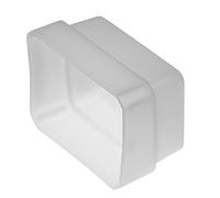 vhbw diffusore compatibile con METZ Mecablitz 52 AF-1, 58 AF-1, 58 AF-2 flash, fotocamera - plastica, trasparente/bianco