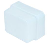vhbw diffusore compatibile con METZ Mecablitz 52 AF-1, 58 AF-1, 58 AF-2 flash, fotocamera - plastica, trasparente/bianco