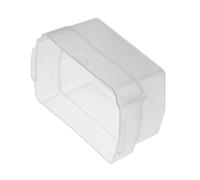 vhbw diffusore per flash compatibile con Yongnuo YN-460, YN-460II, YN-465, YN-467 fotocamera reflex DSLR - trasparente/bianco, in plastica