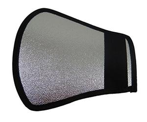 vhbw diffusore, softbox compatibile con Canon Speedlite 320EX, 420EX, 380EX flash, fotocamera - plastica nero/argento, 18,5 x 20,3 cm