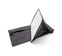 vhbw diffusore, softbox compatibile con Samsung SEF20A, SEF42A, SEF-580A, SEF15A flash, fotocamera - plastica nero, 22 x 32 cm