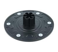 vhbw Disco Porta-Lama sostituisce RIS-GH-2 per Tosaerba - Nero