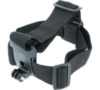 vhbw fascia per la testa compatibile con GoPro Hero (2018), (4) Session, 2018 action cam - Fascia con rivestimento antiscivolo nero