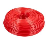 vhbw Filo falciante Universale per tagliaerba, decespugliatore - Filo di Ricambio, Rosso, 2 mm x 100 m, Rotondo