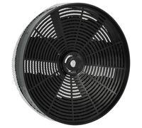 vhbw Filtro a carboni attivi compatibile con Electrolux EFT690W 95510141400 cappe aspiranti - 17,3 cm, con copertura a rete