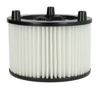 vhbw filtro a pieghe piatte compatibile con Bosch AdvancedVac 20 aspiratore umido/secco - Cartuccia filtrante, carta/plastica, bianco