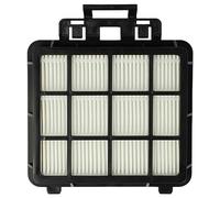 vhbw filtro compatibile con Beko VCO42701AR, VCO42701AB, VCO 42702, VCO42702AD aspirapolvere - filtro HEPA nero/bianco