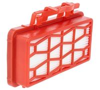 vhbw filtro compatibile con Dirt Devil Rebel 25HF, 25HFC, 35Parquet, 20, 22, 25HE, 35 aspirapolvere - filtro HEPA rosso/bianco