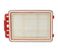 vhbw filtro compatibile con Electrolux EEG43WR, EEG44IGM, EEG42EB, EEG43IGM, EEG42CB, EEG41CB, EEG41IW aspirapolvere - filtro HEPA bianco/rosso