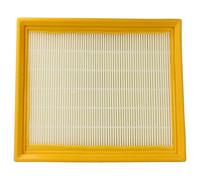 vhbw filtro compatibile con Festool CTL 26 E, 48 E AC, 48 E, 36 E AC, 36 E, 26 E AC RENOFIX, 26 E AC aspirapolvere - filtro HEPA bianco/giallo