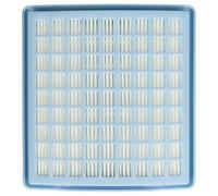 vhbw filtro compatibile con Miele S148 Allergy Control Plus, S148 Medicair Mini, S157 aspirapolvere - filtro HEPA aria di scarico bianco/azzurro