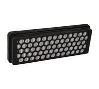 vhbw filtro compatibile con Samsung SC61B4, SC61E3, SC61E2, SC61E4, SC61B5, SC61E1, SC61E0 aspirapolvere - filtro HEPA aria di scarico nero/bianco