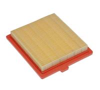 vhbw filtro di ricambio (1x filtro dell'aria) compatibile con Mountfield, STIGA tagliaerba - 12,2 x 10,8 x 2 cm, arancione/giallo