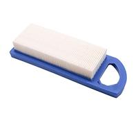 vhbw filtro di ricambio sostituisce Stens 102-875, 102-875H, 102-875K, 5077, 5078 per tagliaerba - 18 x 8 x 3,5 cm, bianco/blu