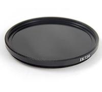 vhbw filtro infrarossi universale 720nm per compatibile con obiettivi di fotocamere con attacco da 46mm - Filtro IR circolare, nero