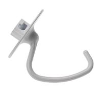 vhbw gancio compatibile con KitchenAid Artisan 5K45SSEOB, 5K45SSEWH, 5KSM125EAC robot da cucina - Attacco, 14,5 x 12 cm, alluminio bianco