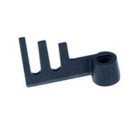 vhbw gancio compatibile con Panasonic SD-2500WXE, SD2501, SD-2511 impastatrice - Attacco a tridente, 6,7 x 4,2 cm, lega di alluminio, nero