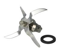 vhbw gruppo lame compatibile con Silvercrest 397060, 394947 robot da cucina - Con 4 lame in acciaio inox, in uarnizione ad anello