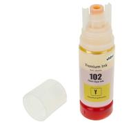 vhbw inchiostro di ricarica compatibile con Epson ET-2700, ET-2714, ET-2750, ET-2715, ET-3700, ET-2726 stampante - giallo dye-based 70ml