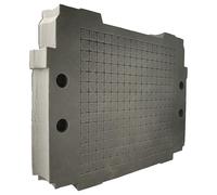 vhbw inserto compatibile con Hikoki Hit Case I-IV cassette degli attrezzi - gommapiuma/schiuma rigida, personalizzabile, grigio antracite